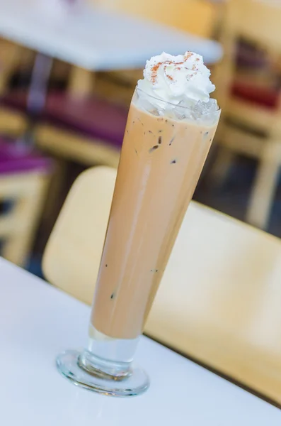 Iced mocha coffee — Stock Photo, Image