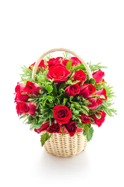 Rose basket — Stock Photo, Image