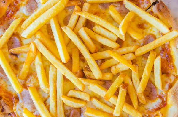 Papas fritas Pizza — Foto de Stock