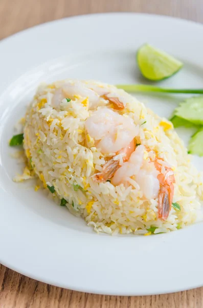 Жареный тайский рис — стоковое фото