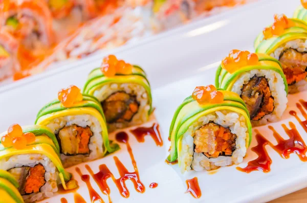 Rotoli di sushi — Foto Stock