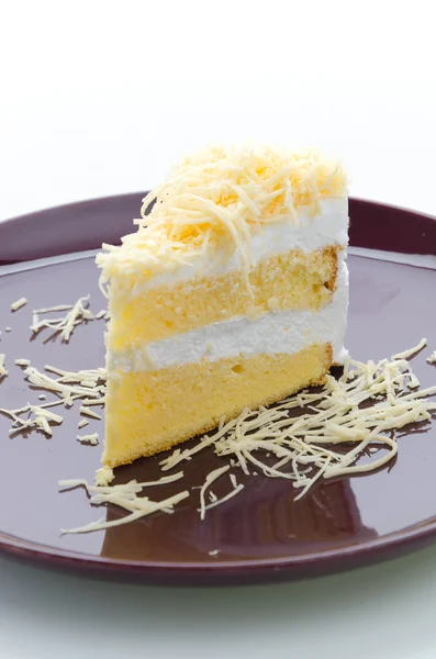 Cheesecake στο πιάτο — Φωτογραφία Αρχείου