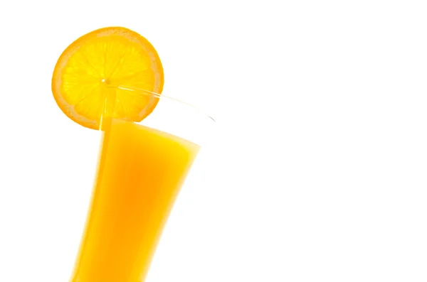 Sklenice pomerančové šťávy — Stock fotografie