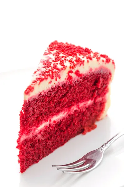 Gâteau en velours rouge — Photo