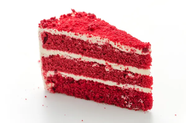 Bolo de veludo vermelho — Fotografia de Stock