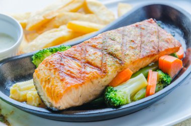 Salmon grilled