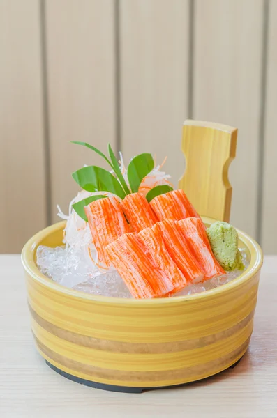 Caranguejo da vara sashimi — Fotografia de Stock