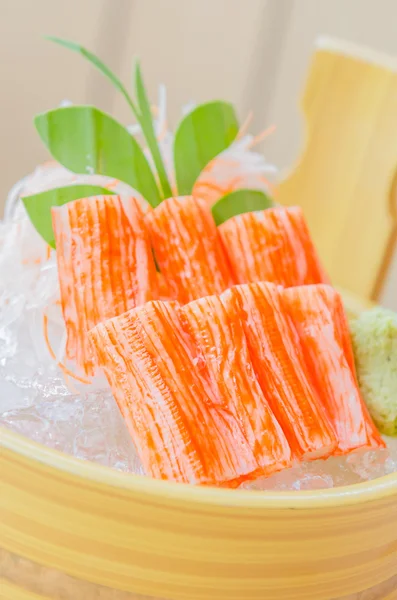 Stick crab sashimi — Stock Photo, Image