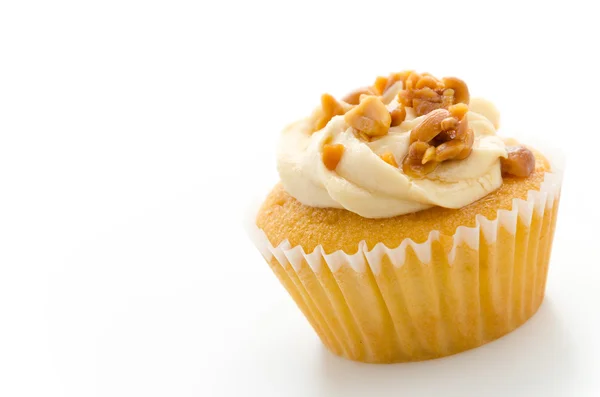 Nuts cupcake — Stock Photo, Image