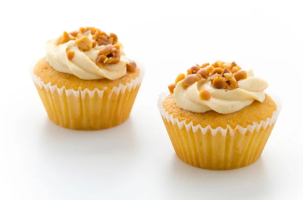 Nuts cupcakes — Stock Photo, Image