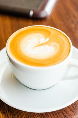 Latte kahve.