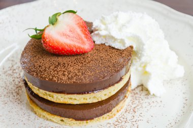 Çikolatalı puding gözleme