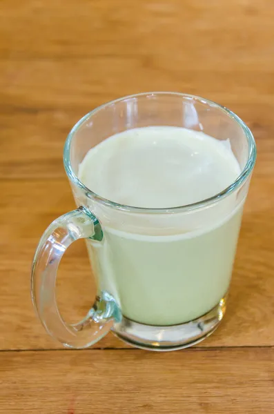Zielona herbata latte — Zdjęcie stockowe