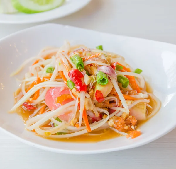 Green papaya salad — Stock Photo, Image