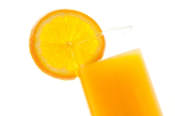 Orange juice glass — Stock Photo, Image
