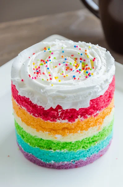 Rainbow cakes — Stock Photo, Image