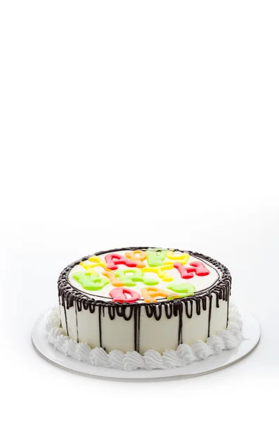 Pastel de cumpleaños feliz —  Fotos de Stock