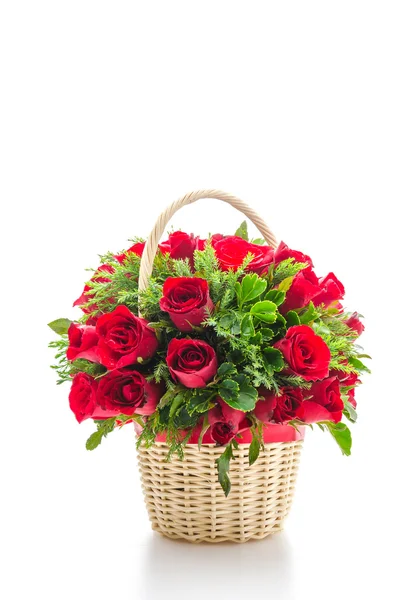 Rose basket — Stock Photo, Image