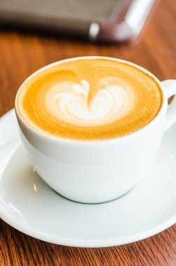 Latte kahve.