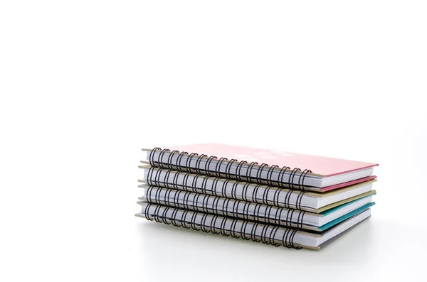 Stapel notebooks — Stockfoto