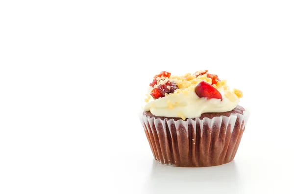 Cupcake velluto rosso — Foto Stock