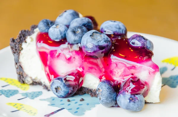 Blueberry cheesecake — Stockfoto