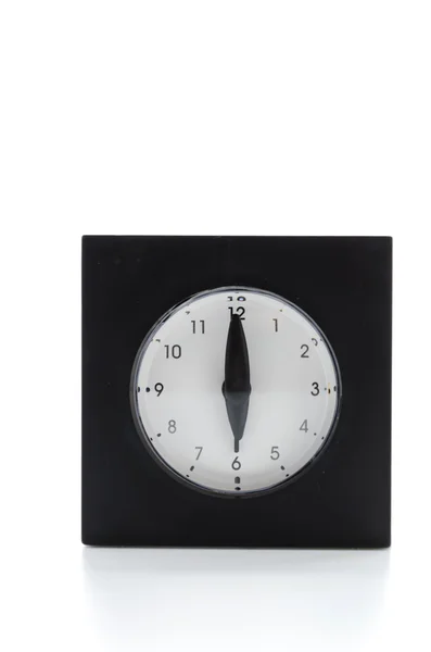 Чорний годинник — стокове фото