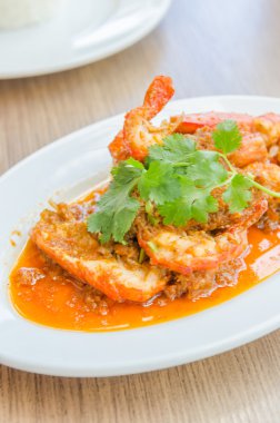 kızarmış karides sarımsak