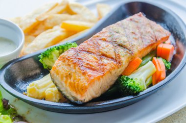 Salmon grilled