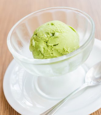 yeşil çay dondurma