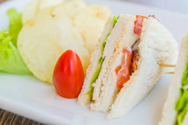 Sándwiches de club — Foto de Stock