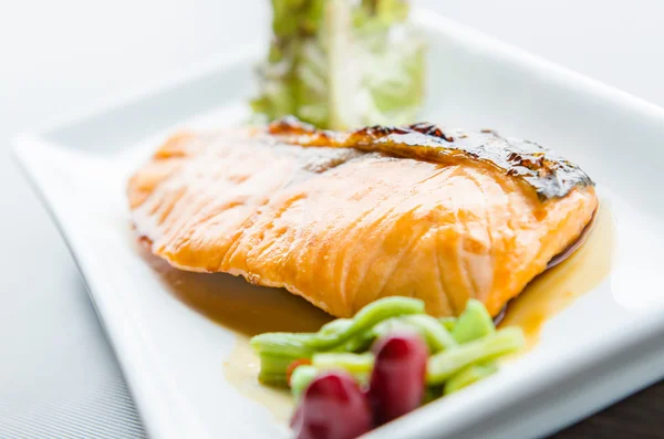 Salmone teriyaki — Foto Stock