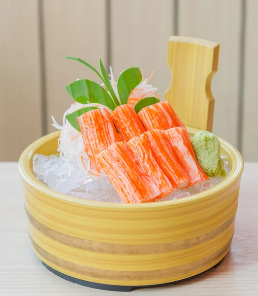 Stick crab sashimi — Stock Photo, Image