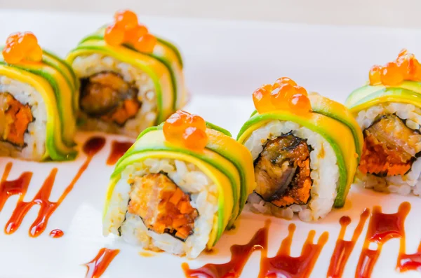 Rotoli di sushi — Foto Stock