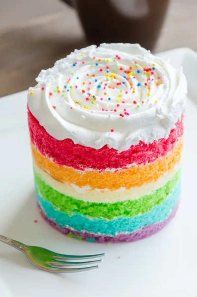 Pastel de arco iris — Foto de Stock