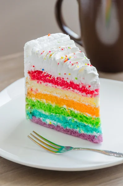 Rainbow cake — Stockfoto