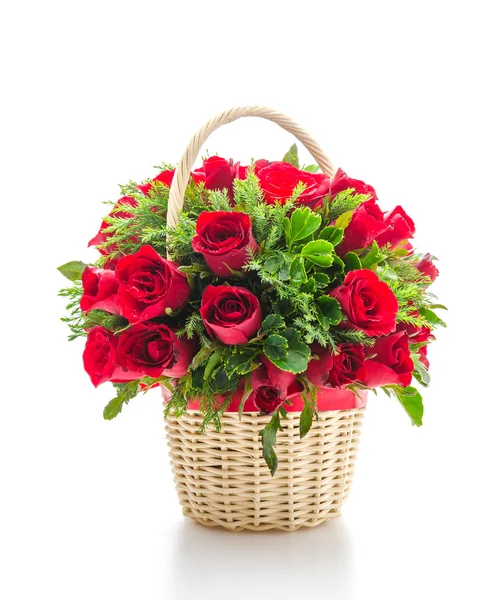 Rose basket — Stock Photo, Image