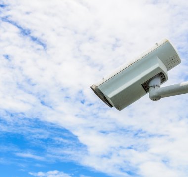 Mavi gökyüzü CCTV