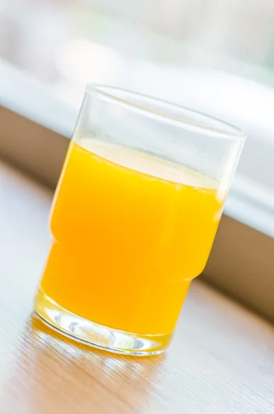 Appelsinjuice glas - Stock-foto