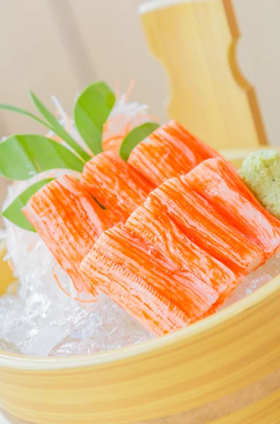Kij Krab sashimi — Zdjęcie stockowe