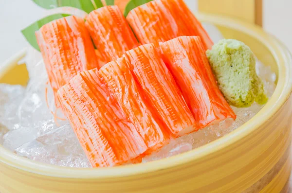 Palillo de cangrejo sashimi — Foto de Stock