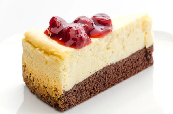 Smakelijke cheesecake — Stockfoto