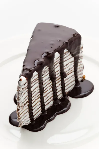 Torta crespata al cioccolato — Foto Stock