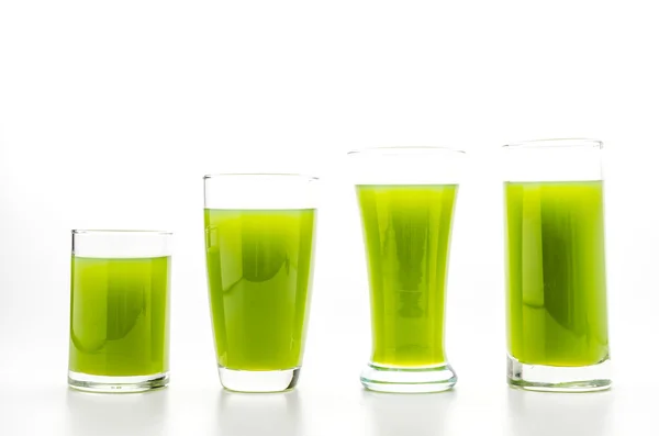 Kiwi juice glasögon — Stockfoto