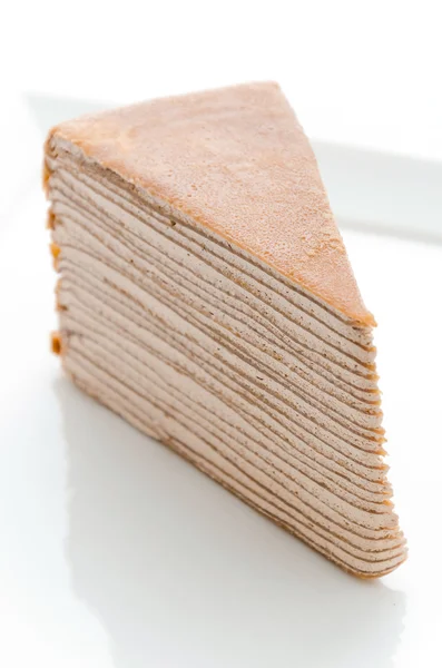 Pastel de chocolate Crepe — Foto de Stock