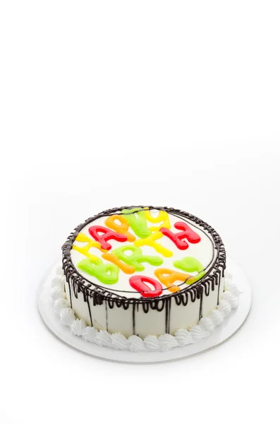 Feliz bolo de aniversário — Fotografia de Stock
