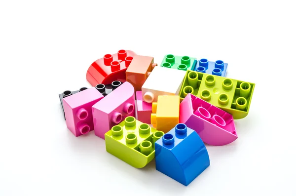 Plastic blocks toy — Stock Photo, Image