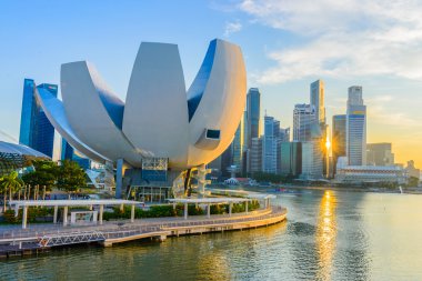 Singapur - 24 Haziran: 24 Haziran 2014 yılında singa artscience Müzesi