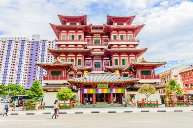 Buddha tooth Tapınağı Singapur