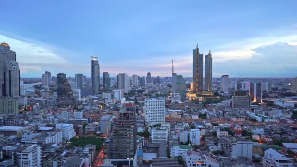 Tidsforskyvningsbilder Cityscape Kuala Lumpur – stockvideo